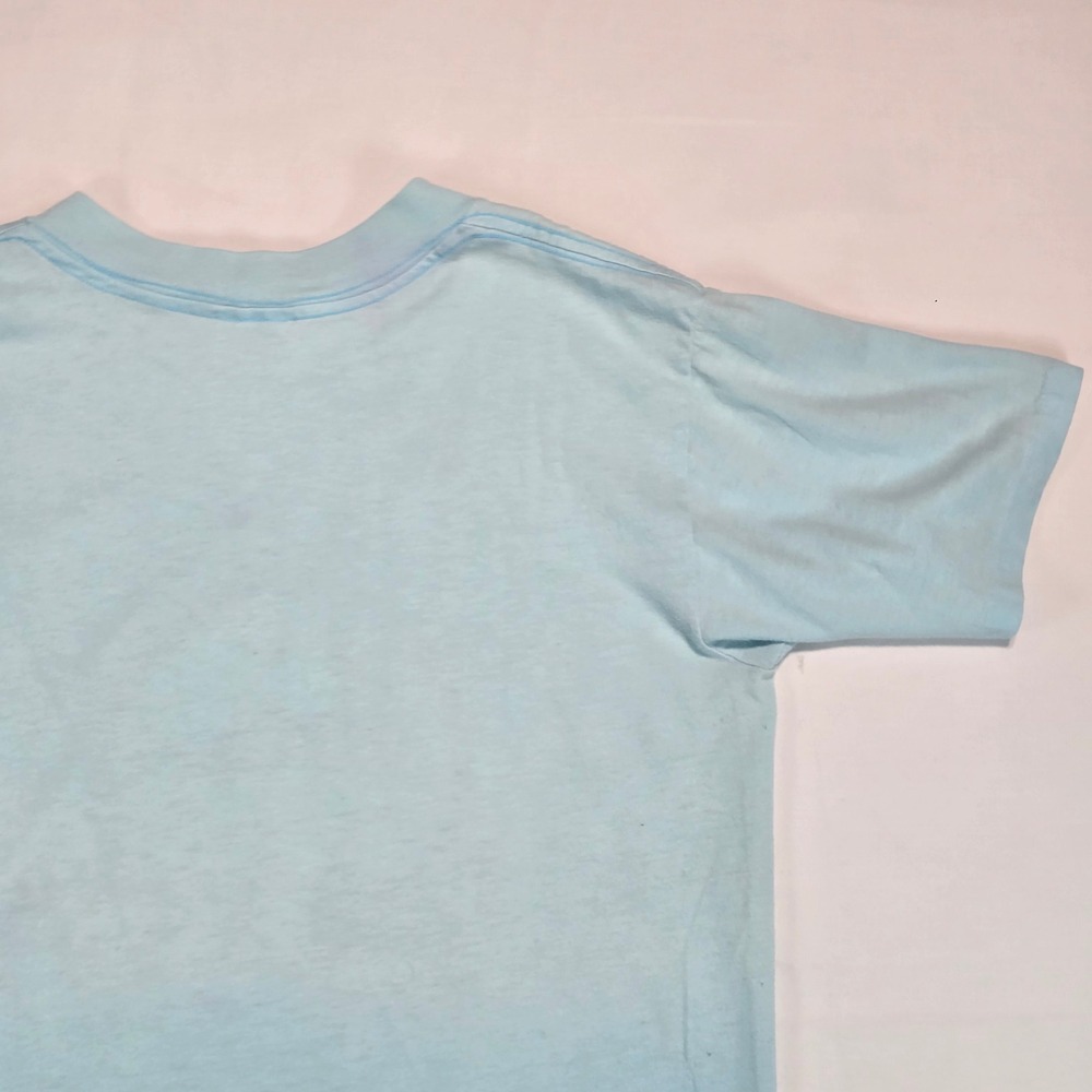 Vintage Super Shirts Oregon Yacht Club T-Shirt Mens Medium Blue Made in USA 80s - Picture 15 of 16